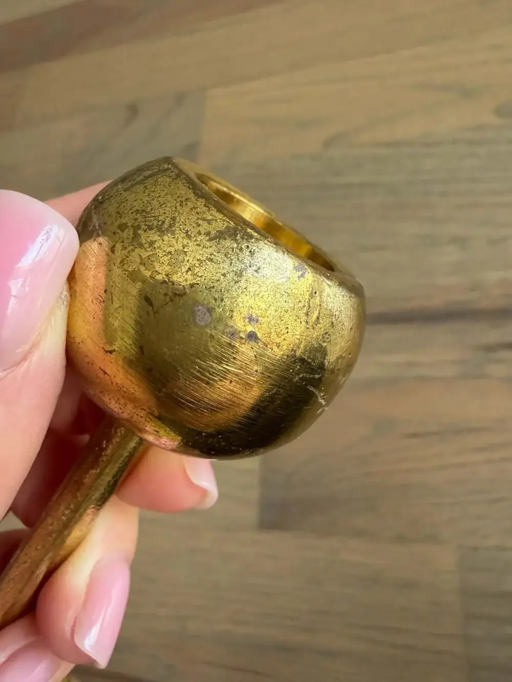 Aaron Probyn + West Elm Polished Brass Medium Taper Candle Holder